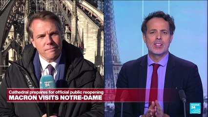 Macron unveils restored Notre-Dame Cathedral in visit to Paris’s landmark