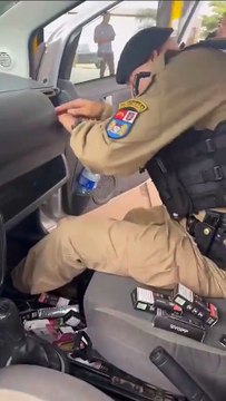 PM apreende carregamento de eletrônicos e cigarros eletrônicos na PR-323, em Iporã