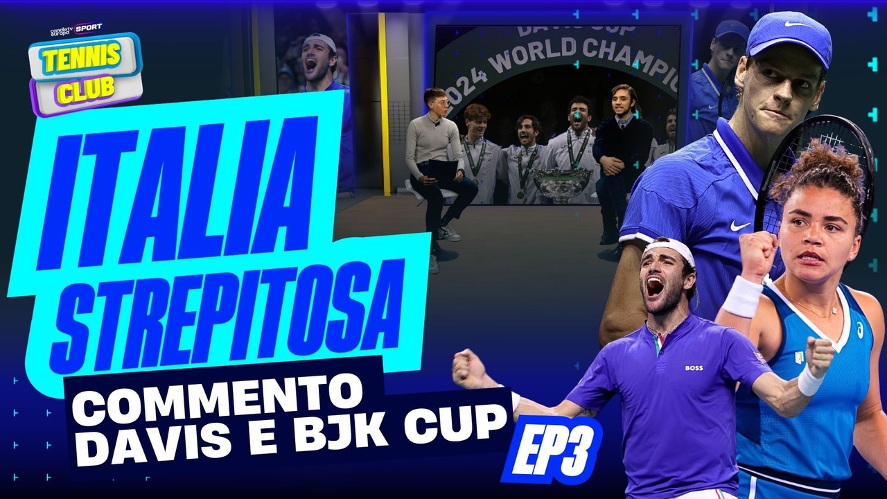ITALIA CAMPIONE DEL MONDO 2024 _ Commento Coppa Davis 2024 e BJK Cup _ Tennis Club EP3