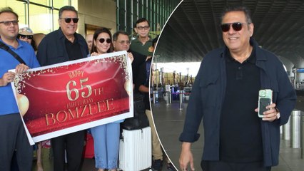 Boman Irani Spotted At Mumbai Airport, Celebrates His Birthday With Fans yt rahul