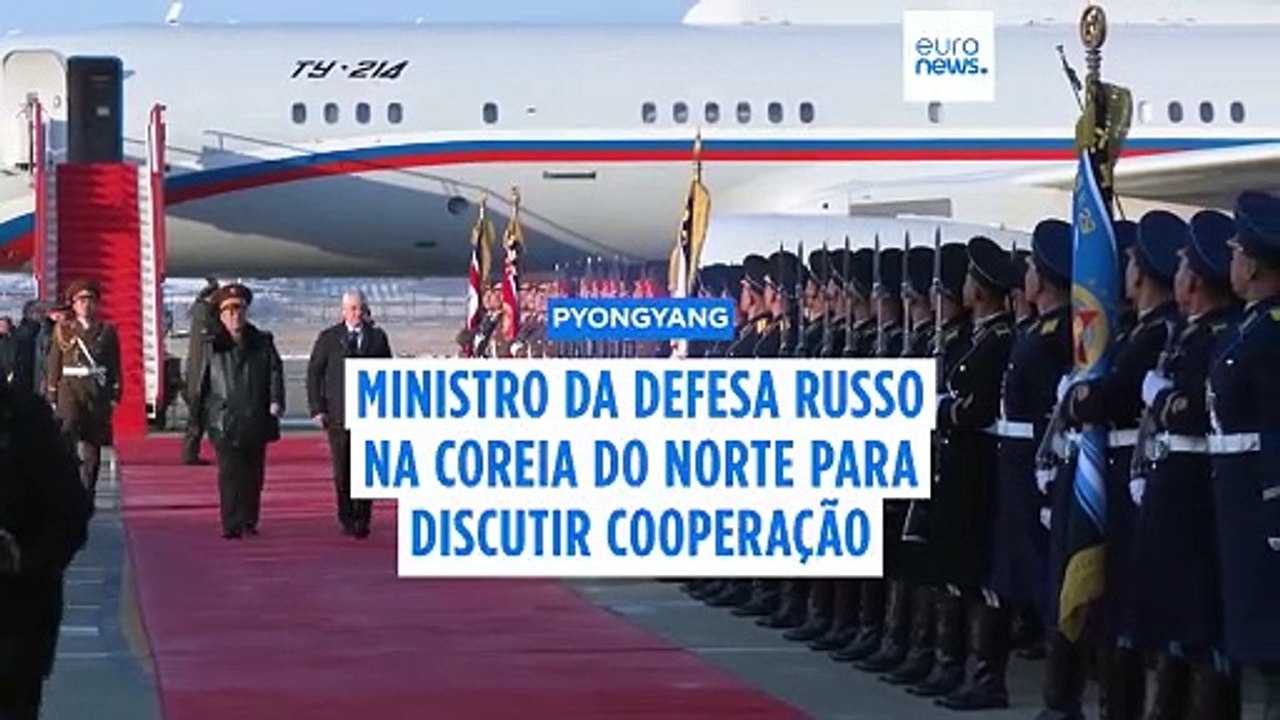 Ministros da Defesa da Rússia e da Coreia do Norte reunidos para alargar cooperação militar
