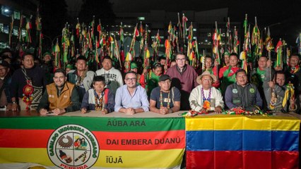 Indígenas Emberá retornarán a sus territorios tras lograr acuerdos con el Gobierno