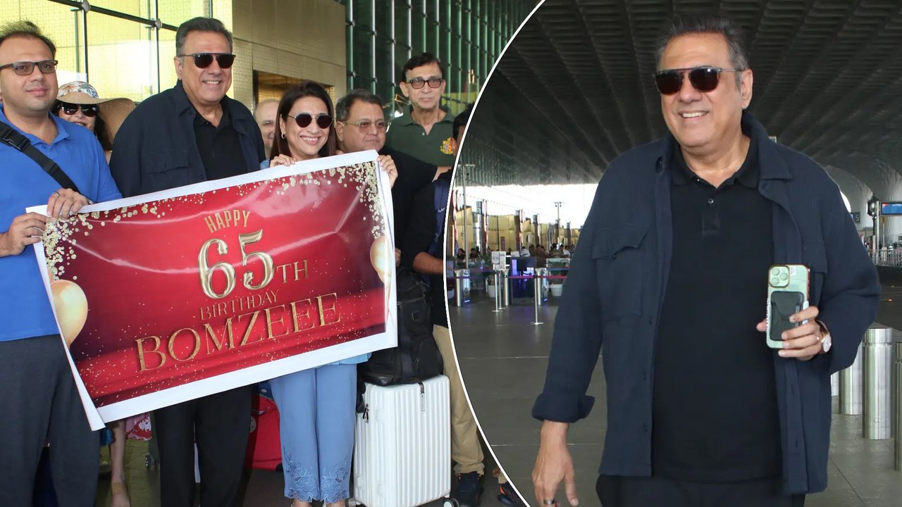 Boman Irani Celebrates His 65th B'day With Some Lucky Fans & Paps | Mumbai Airport