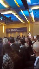 Erdoğan'a canlı yayında protesto: ''Yavrum siyonistlerin dili ağzı olma''