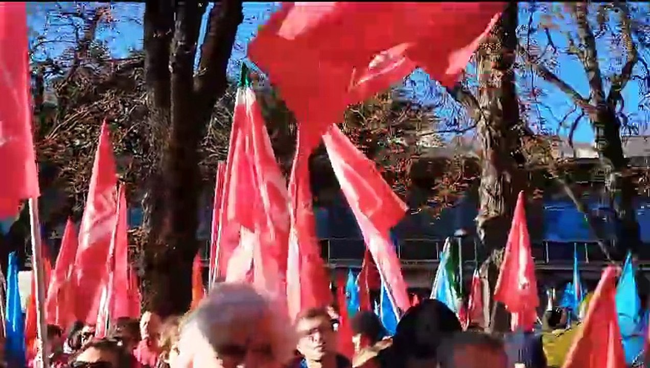 Sciopero generale, in 2500 in corteo a Trento. Grosselli (Cgil): "Qui per dare voce ai lavoratori"