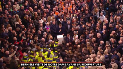 Emmanuel Macron: «Le brasier de Notre-Dame était une blessure nationale et vous avez été son remède»