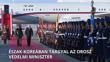 Észak-Koreában tárgyal az orosz védelmi miniszter