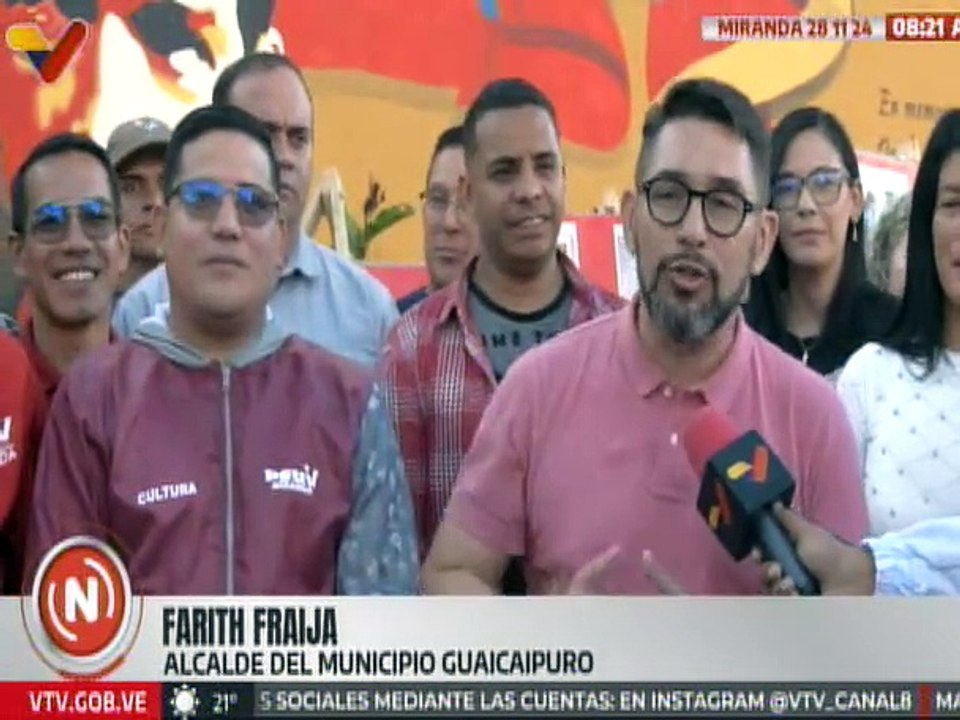 Miranda | Pueblo de Los Teques celebra 4 meses de la reelección de Nicolás Maduro