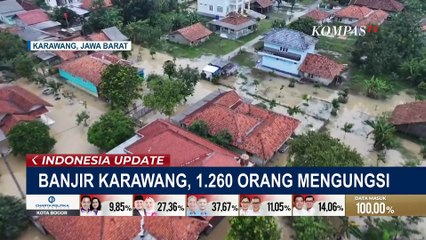 Akibat 3 Hari Banjir Landa Karawang, 1.260 Orang Mengungsi dan Akses Warga Terhambat