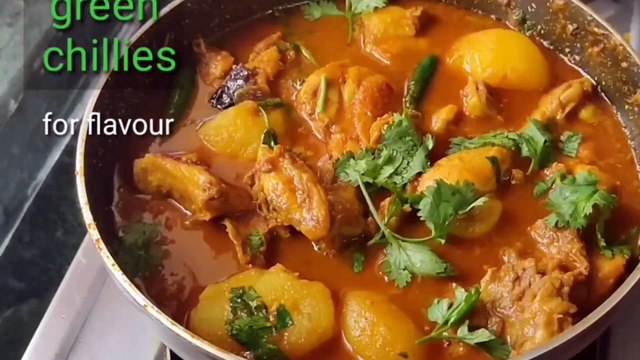 One Pot 🍲 Chicken Curry Recipe - Bengali Style Murgir Jhol