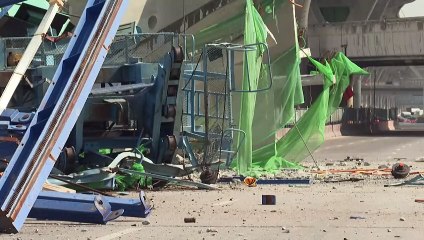 Queda de guindaste na Tailândia deixa três mortos e 10 feridos