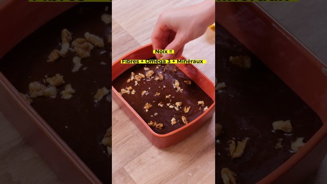 Un brownie riche en magnésium, fibres et protéines végétales 😋 | 750g