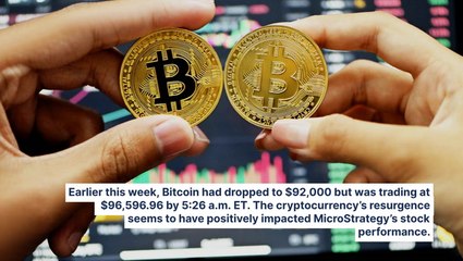 MicroStrategy Shares Jumps In Friday Pre-Market As Bitcoin Rebounds To $96,000: Consensus Price Target Reveals Over 15% Upside For MSTR Stock