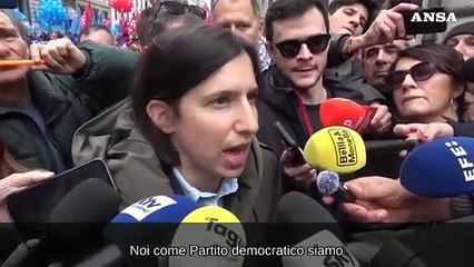 Schlein: "Grave l'attacco del governo al diritto di sciopero"