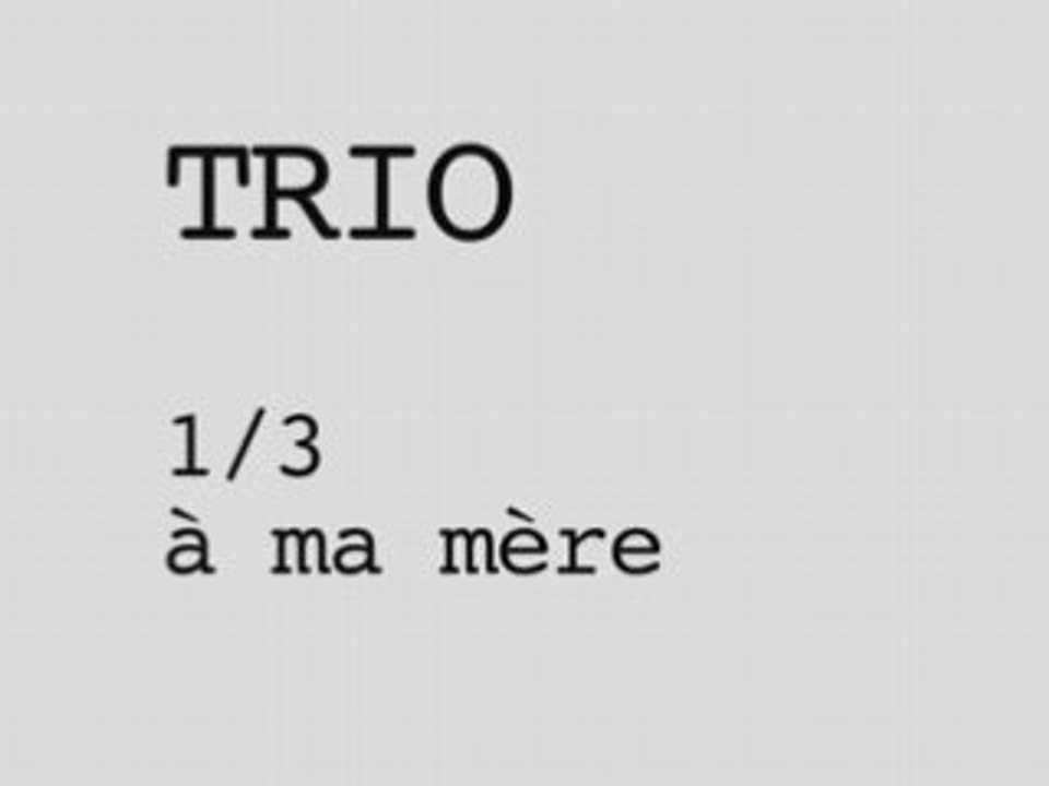 TRIO Part 1