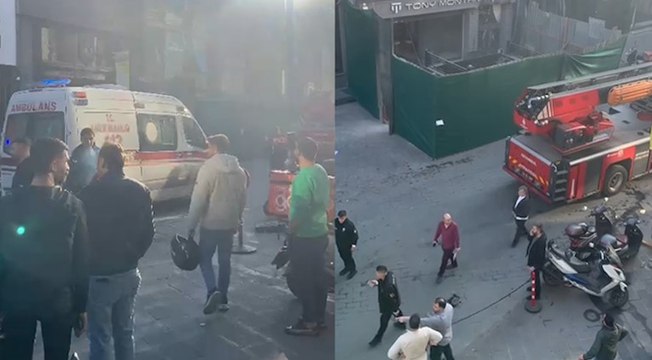 Güngören'de büyük panik: Mağaza çöktü