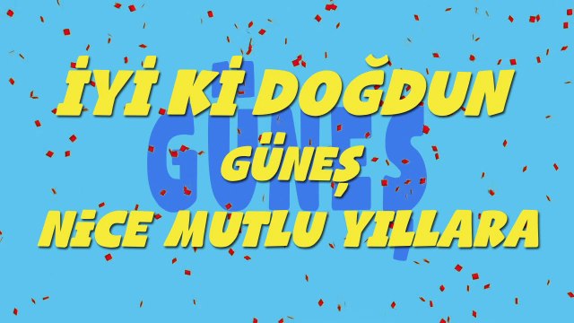 İyi ki doğdun GÜNEŞ - İsme Özel Ankara Havası Doğum Günü Şarkısı (FULL VERSİYON) (REKLAMSIZ)