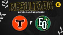 Resumen Toros del Este VS Estrellas Orientales - 28 de noviembre del 2024