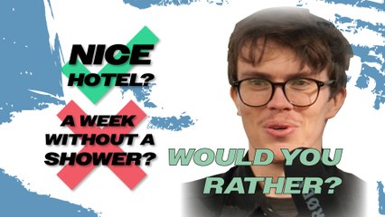 Would you rather: Luxury hotel but no showering allowed or a terrible hotel? ✈️