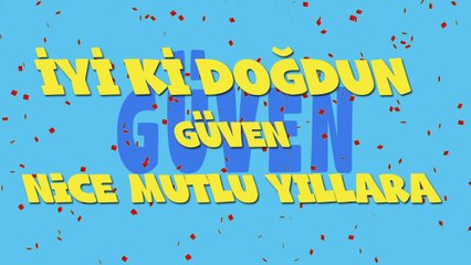 İyi ki doğdun GÜVEN - İsme Özel Ankara Havası Doğum Günü Şarkısı (FULL VERSİYON) (REKLAMSIZ)