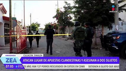 Atacan lugar de apuestas clandestinas en Culiacán, Sinaloa