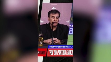 Gustavo Quinteros, recalcó el mérito de los jugadores del plantel en la victoria ante Boca