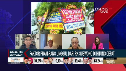[FULL] Pram-Rano Salip RK-Suswono di Hitung Cepat Pilkada Jakarta, Kinerja KIM Tidak Optimal?