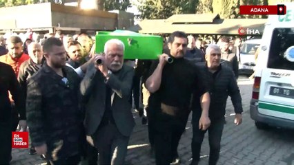 Bayhan'ın babası Adana'da son yolculuğuna uğurlandı