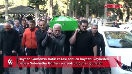 Şarkıcı Bayhan'ın acı günü! Babasını son yolculuğuna uğurladı