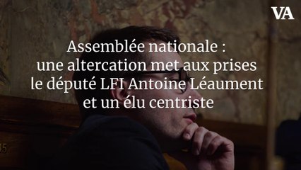 Assemblée nationale : une altercation met aux prises le député LFI Antoine Léaument et un élu centriste