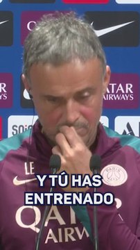 La reacción de Luis Enrique cuando le preguntan por Mbappé