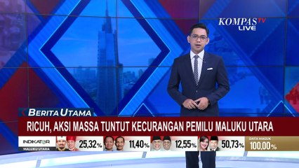 Dugaan Kecurangan Pilgub, Aksi Massa Ricuh di Kantor KPUD Maluku Utara | SERIAL PILKADA