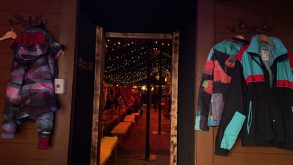 Racks turns their restaurant into a ski chalet!