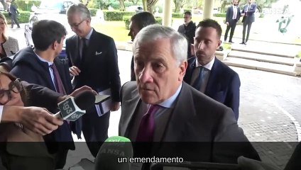 Tajani: "Nessun inciampo nella maggioranza, noi coerenti"