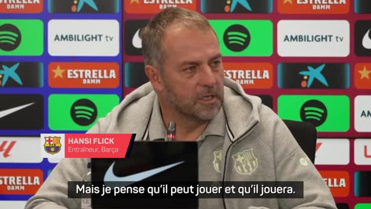 Barça - Flick confirme le retour de Lamine Yamal : "Je pense qu'il peut jouer et qu'il jouera"