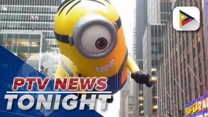New York holds its 98th Thanksgiving Parade under pouring rain