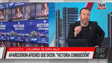 LA VICE VILLARUEL DESCONOCE LOS CARTELES QUE APARECIERON EN LAS CALLES: "ES LA VIEJA POLÍTICA"