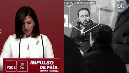 La portavoz del PSOE negó la presencia de Aldama en la sede de Ferraz: "Me cuesta creerlo"