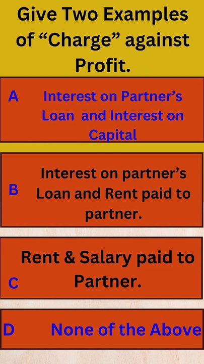 PARTNERSHIP FUNDAMENTALS QUIZ TIME ACCOUNTS