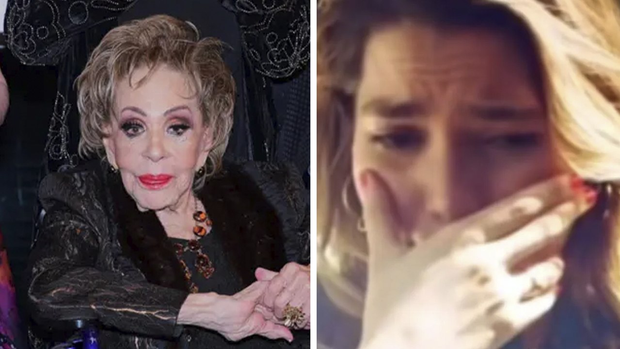 Frida Sofía se despide de su abuela Silvia Pina...