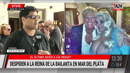 ⚫ DESPIDEN EN MAR DEL PLATA, LOS RESTOS DE LÍA CRUCET, ÍCONO DE LA MÚSICA POPULAR