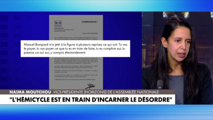 Naïma Moutchou : «C'est le résultat de la stratégie de LFI aujourd'hui, qui est le désordre»