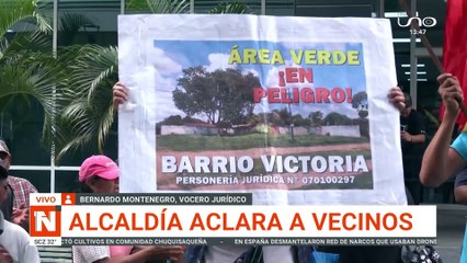 "Es un aérea útil, afirma la Alcaldía cruceño tras denuncia de vecinos de avasallamiento en aérea verde