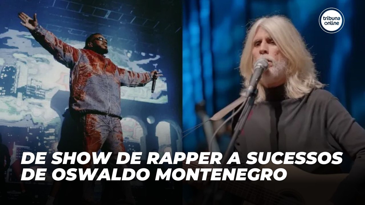 De show de rapper a sucessos de Oswaldo Montene...