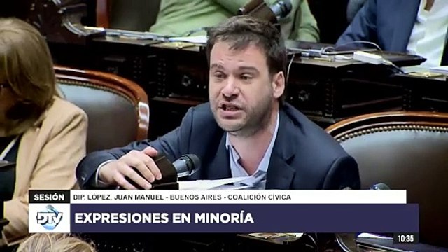 Diputado López, Juan Manuel - CC-ARI - Expresiones en minoría 28-11-2024