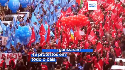 Milhares de funcionários públicos em Itália manifestam-se contra plano orçamental do Governo