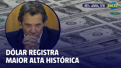 Dólar atinge alta histórica e ultrapassa os 6 reais pela primeira vez