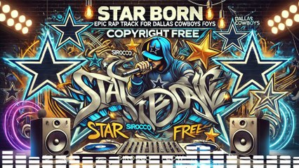 Star Born: Epic Rap Track for Dallas Cowboys Fans (Copyright Free) 🌠🔥