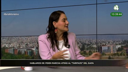 La regidora Mariana Fernández Ramírez, habla de la tarifa del agua para el 2025 en Guadalajara