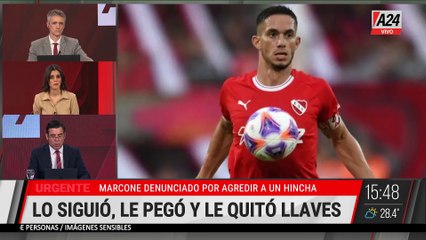 🚨 IVÁN MARCONE AGREDIÓ A UN HINCHA E INDEPENDIENTE DECIDIÓ SANCIONARLO